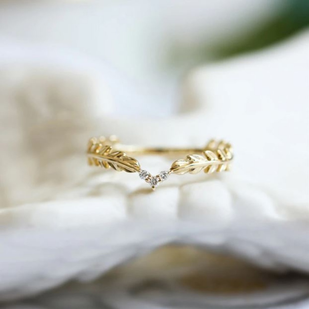 🆕Nomad Free Golden Feminine Wheat Gold Ring - Picture 3 of 6